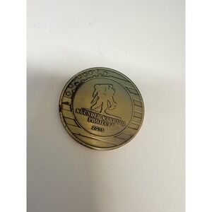 Wounded Warrior Project 2015 Challenge Coin Military Veteran Honor Courage Brass